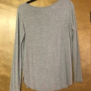 Grey long sleeve shirt